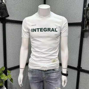 T-shirt unisexe d'été personnalisé 100% jersey de coton de haute qualité à manches courtes avec votre propre logo vierge pour hommes - Product Image 3