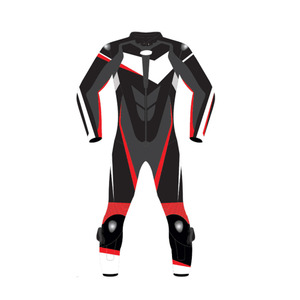 Combinaison de course en deux pièces sur mesure, vêtements de moto en cuir - Product Image 1