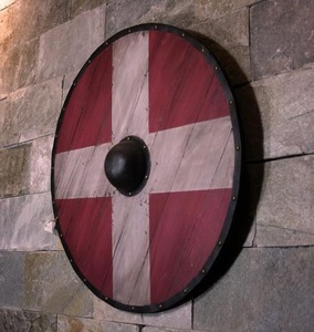 Escudo de lobo vikingo históricamente preciso, decoración artística de pared de madera DIY, listones individuales, cuchillos de acero de alto carbono, cuchillas compatibles con OEM - Product Image 2