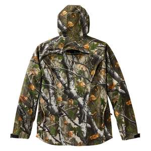 Veste de chasse à capuche pour homme, légère, respirante, coupe-vent, camouflage, manches longues, softshell - Product Image 2