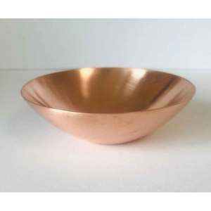 Diseño más vendido y cuencos de almuerzo hechos a mano fiesta cobre puro Metal exportador indio con alta calidad - Product Image 4