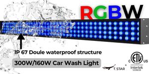 Lámpara LED RGBW de 160W/300W para Exteriores, con Certificación ETL, DMX512, IP67, Iluminación Arquitectónica de Fachadas - Product Image 2