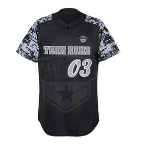 Uniforme de baseball respirant grande taille pour hommes, vente en gros d'uniformes de baseball durables - Product Image 2