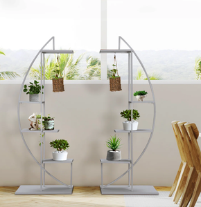 Estante de flores de metal elegante diseño clásico de exportaciones artesanales para el hogar, soporte grande multicapa de hierro para plantas de interior y exterior para el jardín del hogar - Product Image 5