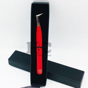 Nouvelle arrivée pince à épiler vison volume russe pince à cils en acier inoxydable conception durable coupe diamant avec logo coeur - Product Image 4