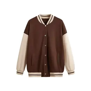 Aporta energía y estilo a tu atuendo con la chaqueta Varsity para hombre que combina diseño retro y comodidad moderna para la moda diaria - Product Image 1