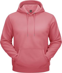 Sudadera con capucha de lana de algodón para hombre, Jersey cálido de invierno con bolsillo de canguro, hombro caído, patrón sólido, moda personalizada - Product Image 3