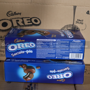 핫딜 캐드베리 오레오 180g x12 박스 피카츄 버전 바삭한 질감 달콤한 맛 패턴 샌드위치 비스킷 쿠키 도매 - Product Image 5