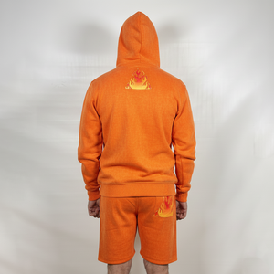 Nouveautés : Ensemble personnalisé pour homme – Sweat à capuche et short en mélange coton-polyester – Survêtement court pour homme - Product Image 6