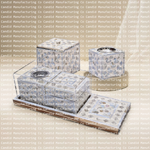 Juego de Quemadores de Incienso Bakhoor con Incrustaciones de Resina, Caja de Quemador de Incienso con Bandeja y Tapa de Acrílico para el Eid y Ramadán de 2026 - Product Image 4