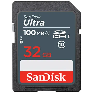 100% Sandisk original SDSDUNR-032G-GN3IN SD Card For SDHC 32GB R100