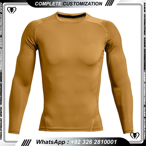 Chemises de compression à manches longues Athletic Sport Running Training Tops T-shirt d'entraînement à sec - Product Image 3