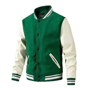 OEM Custom High Quality Versity <b>Jackets</b> For <b>Man</b> with Stand Collar and <b>Long</b> Sleeves Style Versity <b>Jackets</b> - Product Image 3