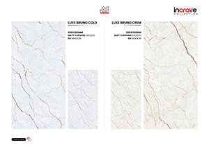 Carreaux de sol muraux en porcelaine 600x1200 Matt Carving Endless Premium 24x48 Texture sculptée Carreaux de grand format Designs d'exportation durables - Product Image 2