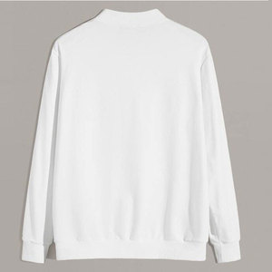 Sudadera con capucha y cremallera de invierno para hombre con cuello redondo de algodón 100% de peso pesado con estampado Digital de ajuste holgado de gran tamaño - Product Image 2