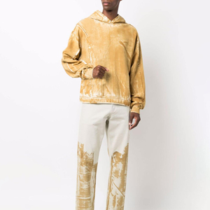 Nueva Sudadera con Capucha Extra Grande, 100% Algodón, Diseño Sólido, Colores Personalizados, Logotipo, Transpirable, Secado Rápido, Forro Polar, Invierno - Product Image 6