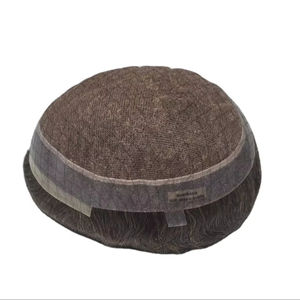 Peluca de Cabello Humano Australiano, Cabello Virgen Remy Indio, Prótesis Capilar, Toupee, Cabello Taz, BD - Product Image 3