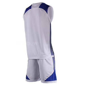 Jersey de baloncesto transpirable de nuevo diseño corto con estampado Digital hecho a medida sin mangas cuello en V secado rápido uniforme de Color personalizado - Product Image 5