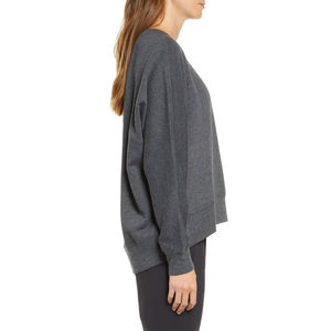 Sudadera con Logotipo Personalizado en la Parte Delantera, 100% Algodón, para Mujer, Invierno, Talla Grande, Forro Polar, Cuello Redondo, Antiarrugas, Secado Rápido, 340g - Product Image 2