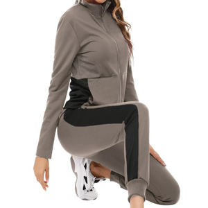 Vêtement d'hiver pour femme, personnalisé, écologique, décontracté, uni, en velours de soie/coton, polaire technique, lourd, respirant, coupe-vent, réversible - Product Image 3