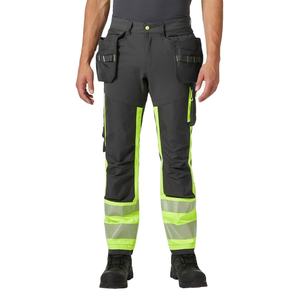 Pantalons de travail haute visibilité pour hommes, pantalons de sécurité réfléchissants, fabricant et fournisseur OEM, étiquette privée - Product Image 1