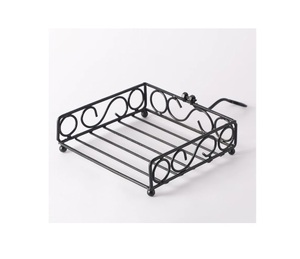 Estante de pañuelos de Metal hecho a mano, servilletero pequeño de calidad, caja de forma cuadrada, embalaje, precio bajo, venta al por mayor - Product Image 1