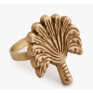 Bronze Antler Serviette Anneau De Noël Fêtes De Vacances Table Anneau De Tissu Décoratif Réutilisable Artisanat Porte-Serviette Dîner Accessoires - Product Image 4