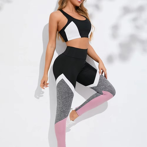 Traje de Yoga de verano para mujer, conjunto de ropa deportiva sin costuras, ropa de Fitness cómoda, ropa de gimnasio y mallas para mujer - Product Image 6