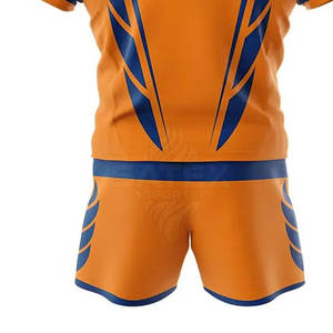 Meilleure qualité, très demandé : Tenues d'entraînement de rugby pour hommes, ensembles de maillots de rugby confortables, 100% polyester, séchage rapide, respirant pour - Product Image 5