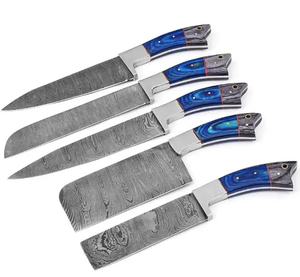 Ensemble de couteaux de cuisine professionnels personnalisés de 1 à 6 pièces, en acier inoxydable, couteaux de chef, à pain, utilitaires, à éplucher, outils de cuisine - Product Image 3