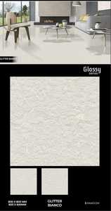 Azulejos de porcelana con acabado de madera rústico moderno, azulejos brillantes de 8-10mm de espesor con más de 5 años de garantía para salas de estar, diseño de apartamentos - Product Image 3