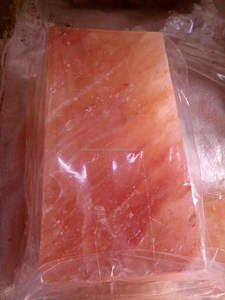 Dalle de sel de l'Himalaya Plaques de cuisson Briques de roche en cristal naturel BBQ Tuiles de bloc de cuisson Produit artisanal sculpté écologique - Product Image 4