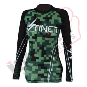 2025 <b>Women's</b> Lightweight Breathable Full Sleeve Compression <b>Rash</b> <b>Guard</b> Summer Long Sleeve for MMA Gym Workout Custom OEM - Product Image 1