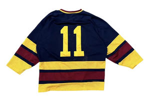 เสื้อเจอร์ซีย์เล่นฮ็อกกี้น้ำแข็งพิมพ์ลายพิมพ์โลโก้เสื้อเจอร์ซี่คอวีออกแบบได้ตามต้องการ - Product Image 6