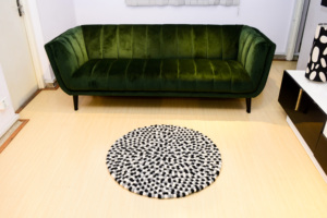 100% tapis de boule de feutre de laine fait à la main au Népal petit tapis écologique pour la décoration de sol - Product Image 4