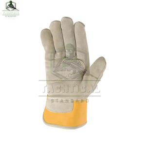 จำหน่ายโดยตรงจากโรงงาน ขายออนไลน์ ถุงมือหนังนิรภัยสำหรับผู้ใหญ่ สวมใส่สบาย ระบายอากาศได้ดี น้ำหนักเบา ปกป้องมือ - Product Image 3