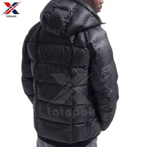 แจ็กเก็ตแนวสตรีทสำหรับผู้ชายเสื้อแจ็คเก็ตบุนวมผ้าไนลอนโพลีเอสเตอร์นูนมีซิปปิดสำหรับฤดูหนาว2025 - Product Image 2