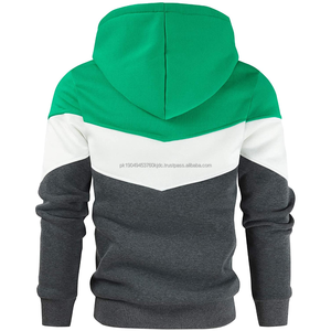 Sudadera con capucha de peso pesado Vintage para hombre, sudadera de algodón térmico de felpa de gran tamaño, diseño bordado, ropa de calle de invierno sólida - Product Image 3