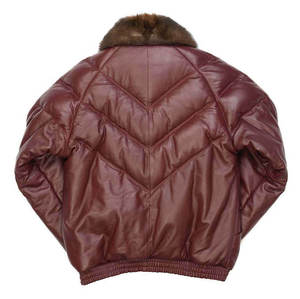 High Street Genuine <b>Leather</b> <b>Jacket</b> <b>Brown</b> Casual Stylish Warm Waterproof Breathable Eco-Friendly Outerwear for Biker Streetwear - Product Image 2
