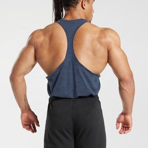 Haute qualité coton et Spandex débardeur pour hommes décontracté musculation vêtements de sport avec des cordes hommes Stringer débardeurs - Product Image 6