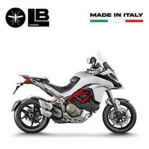 Kit Adesivi Protettivi 3D Tricolore su Misura per Moto Ducati Multistrada 1200 Italia 2010-2014 - Product Image 3