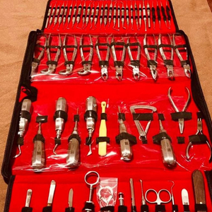 PISSCO <b>Veterinary</b> Dental Extraction Kit <b>Veterinary</b> Dental <b>Instruments</b> Stainless Steel <b>Veterinary</b> Dental Kit 9 PCS Made By Pissco - Product Image 2