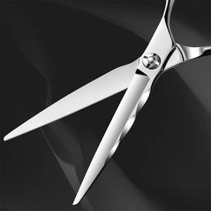 Ciseaux de salon de coiffure professionnels au design personnalisé, lame avec manche en acier inoxydable et pointe pointue, ciseaux de coupe de la meilleure qualité - Product Image 3