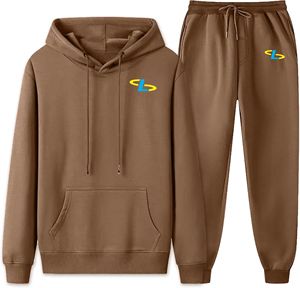 Trajes Deportivos de Invierno para Hombre con Logotipo Personalizado OEM, Felpa Francesa Gruesa y Pesada, 100% Algodón, Trajes Deportivos Extra Grandes - Product Image 1