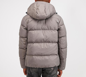 Chaqueta de Plumón Personalizada de la Mejor Calidad para Hombre, Impermeable, Cortavientos, para Exteriores, con Logotipo Personalizado, Impresión de Etiquetas, Talla Grande, Delgada, Informal - Product Image 5
