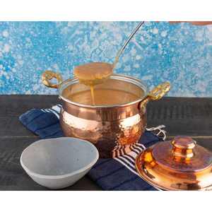 Alta demanda con precio razonable, plato de salsa hecho a mano, utensilios de cocina occidentales de cobre puro seguro minimalista con calidad de exportación - Product Image 5