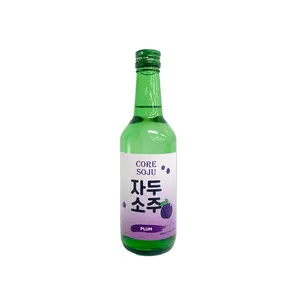 [CORE] SOJU PLUM 360ML ALC 14% BOTTLE Premium Korean Soju Traditional Drink Beverages Distilled Flavor Liquor