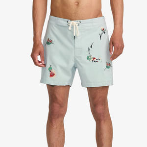 Shorts de bain personnalisés avec logo, tissu extensible à séchage rapide pour hommes, tailles plus grandes - Product Image 2