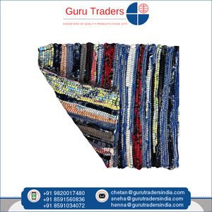 Tốt nhất trong Bán Tùy chỉnh hình chữ nhật hình dạng sàn chindi thảm cửa cho khách sạn nhà văn phòng ngoài trời sử dụng với giá bán buôn - Product Image 2