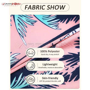 กางเกงชายหาดของผู้หญิงกางเกงขาสั้นชายหาดพิมพ์ลายสีสันสดใสและวัสดุระบายอากาศสำหรับวันหยุด - Product Image 4